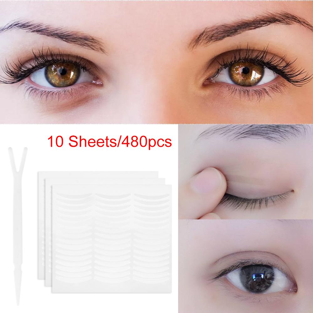 Makeup Tool Breathable Invisible Eye Makeup Tape Eyelid Stickers Transparent Double Side Eyelid