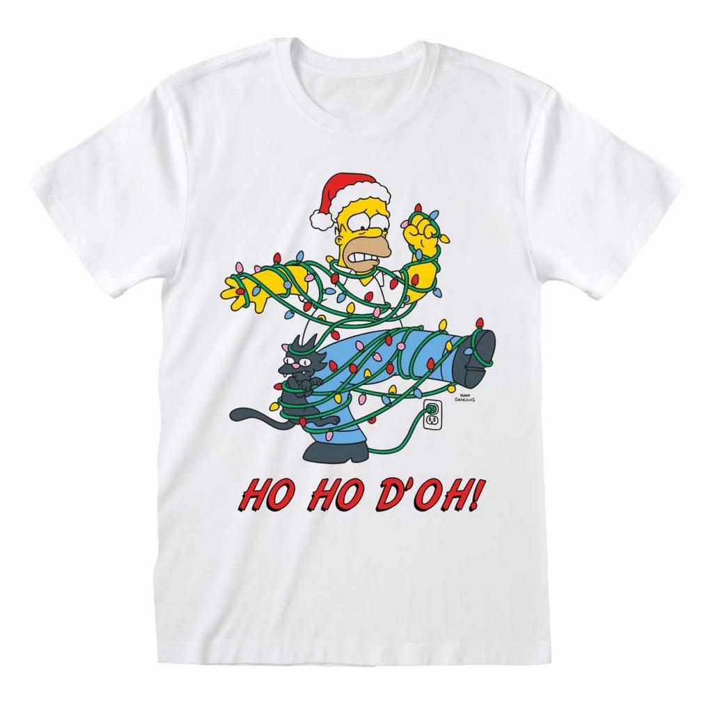 Simpson Unisex Adult Ho Ho D´oh! T-Shirt