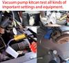 2 в 1 ручной вакуумный насос для слива тормозной жидкости, комплект для проверки вакуумного пистолета, портативный прочный алюминиевый вакуумный манометр