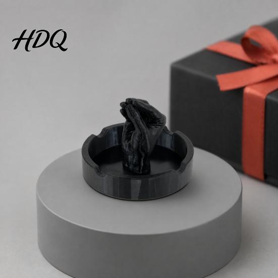 Пепельница Декоративный элемент Забавные жесты Украшение 3D-печать Контейнер для хранения Неустойчивый
