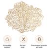 Table Placemat Heat-Resistant Kitchen Placemat Stylish Coral Shape Dining Table Mat for Home Decoration