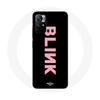 Redmi Note 11 5G Чехол Blink Fandom Blackpink Логотип Розовый Черный Фон