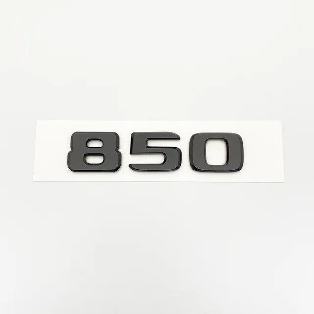 Glossy Black Letters 550G 4X4 850 550 D35 B40 D6S B63 Emblem for Mercedes Benz Brabus G Car Fender Trunk Rear W464 Logo Sticker