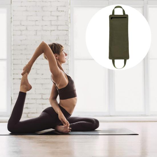 Спортивная сумка с песком для йоги с регулируемыми гирями с двойной ручкой, без наполнения, сверхпрочная спортивная тренировочная сумка для тяжелой атлетики, фитнеса, с песком для тощих ног