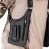 Кошелек-броня из искусственной кожи, регулируемая подмышечная плечевая кобура, нагрудный кошелек, кошелек против карманников, сумка для телефона для мужчин, для путешествий, кемпинга, пеших походов