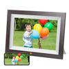 Kodak Wifi Wooden Digital Photo Frame 10 Inch Touch Screen 32GB Playback Remote Transfer Sharing Compatible with 32GB SD Memory Built-in