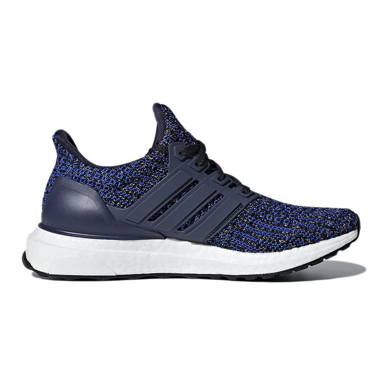 adidas Износостойкие дышащие низкие детские кроссовки для бега Сине-черные Детские DB1427