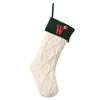 18-inch Christmas Stockings, Letter Stockings, Knitted Letter Stockings, Candy Gift Bags