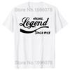 66th Birthday Vintage Legends Born In 1958 66 Years Old T Shirts Graphic Cotton Streetwear Short Sleeve Summer T-shirt Men
