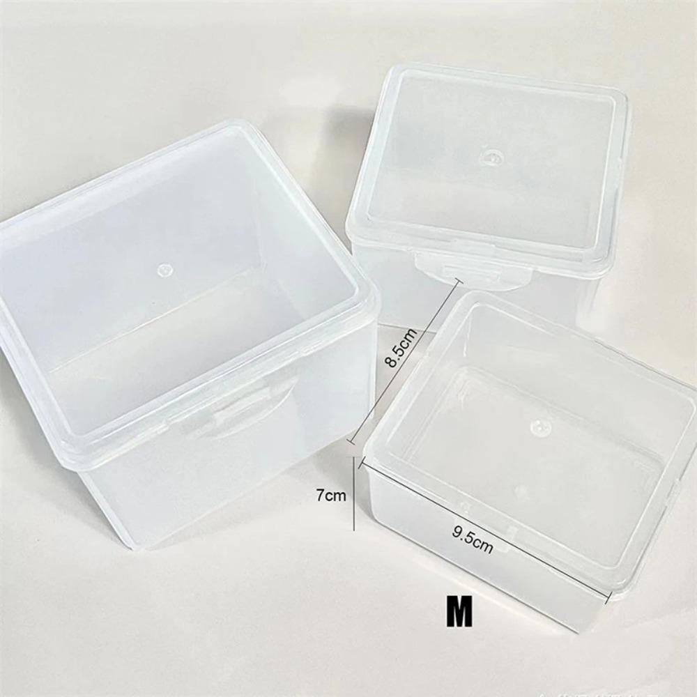 Прозрачная коробка для хранения карточек большой емкости, корейский настольный органайзер для карточек Idol Card