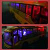 1/30 RC Bus Electric Simulation RC Car with Light Bus Model 27Mhz Radio Remote Control Machine Children's Toys Suitable for Boys Gift Collectibles