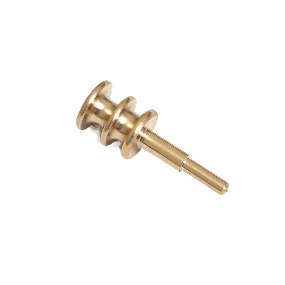 Pointed or Flat Tip Leather Burnisher Tool Brass Pressing Line Leather Edge Slicker Marking Creaser Burnishing Tool