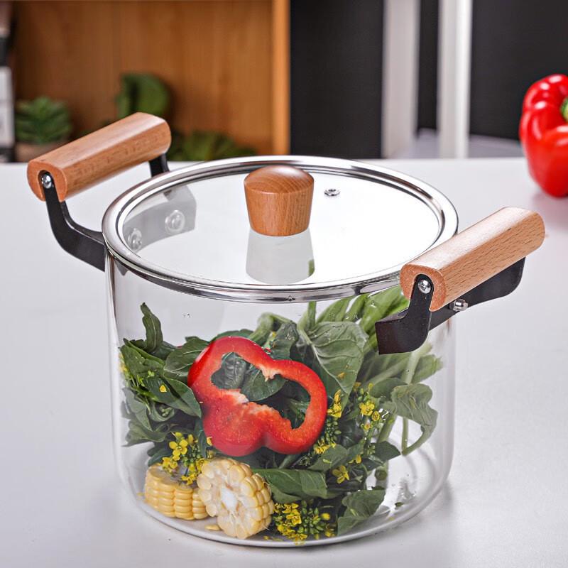 Кастрюля-тушилка Yoshida Craftsman 4,5 л из высокоборосиликатного стекла