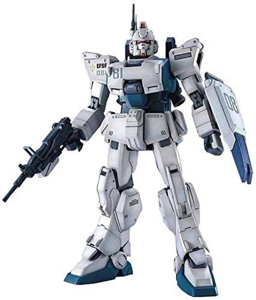 MG Mobile Suit Gundam 08th MS Platoon Gundam Easy Eight Scale Plastic Model RX-79(G)Ez-8 1/100 Color-coded