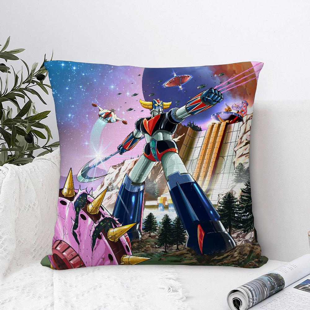 Мультяшная наволочка G-Goldoraks, декоративная для дивана, для дома, с двусторонним принтом, плюшевая, квадратная, чехол для подушки-декора, наволочка
