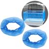 2PCS Bird Cage Cover Birdcage Polyester Mesh Cover Seed Catcher Universal Parrots Cage Accessories