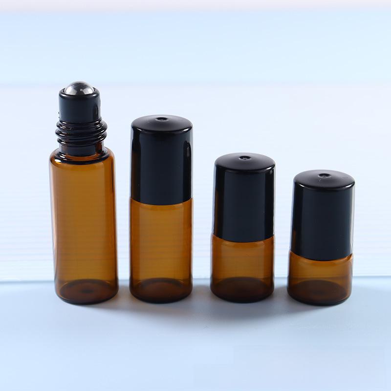 В наличии роллерные флаконы объемом 1 мл, 2 мл, 3 мл и дорожные флаконы для эфирных масел из коричневого стекла объемом 5 мл.