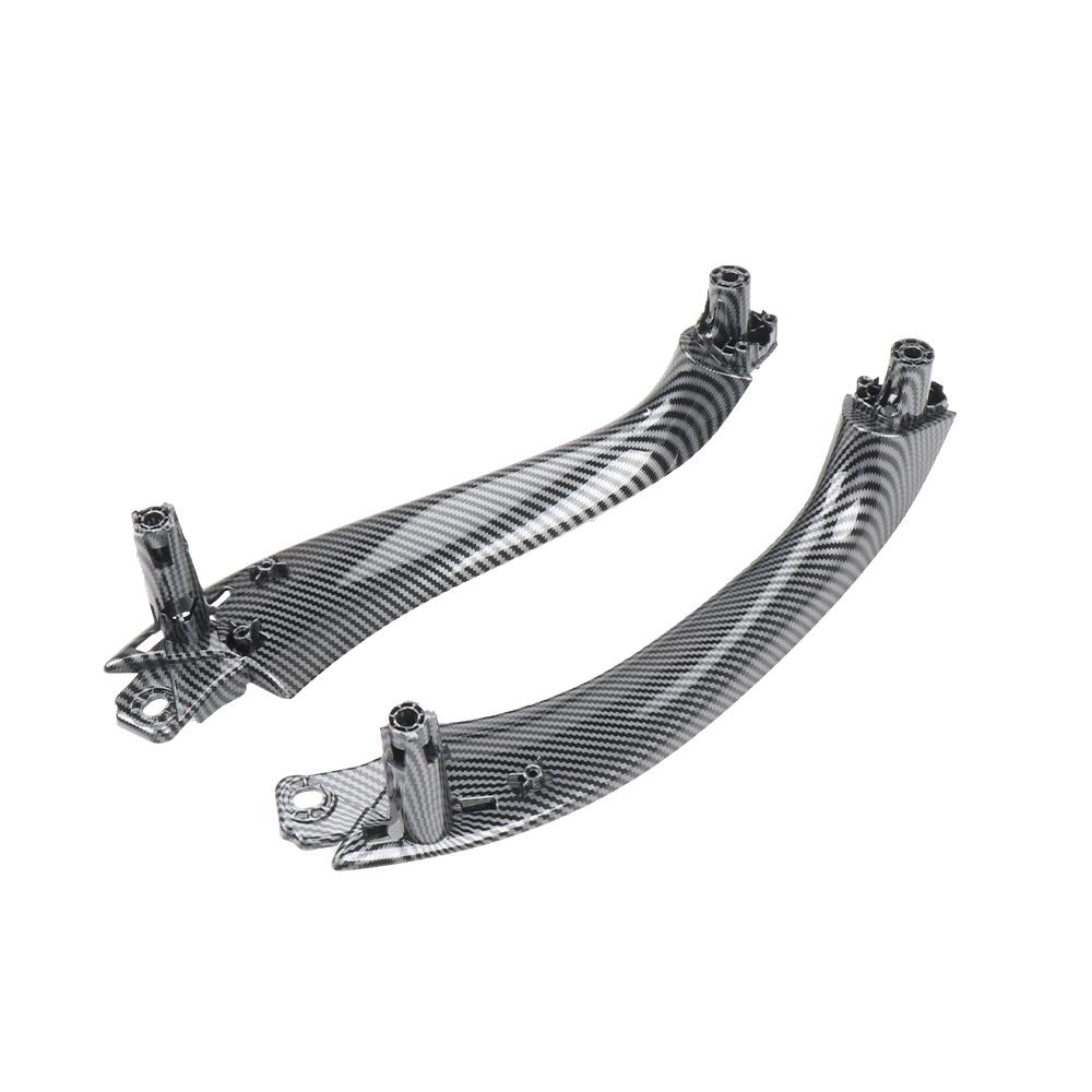For BMW X3 X4 G01 G02 G08 Carbon Fiber Car Inside Interior Handle Inner Door Pull Trim Left Right Auto Accessories LHD RHD