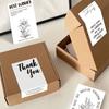 50PCS Commodity Packaging Thanks Decals 5.4*9cm Flower Sealing Labels  Event