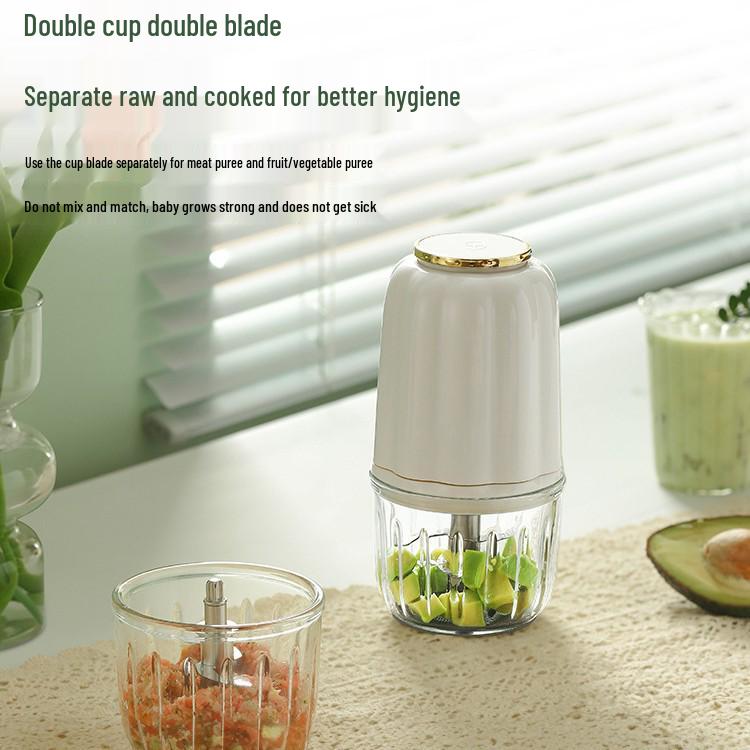 Multi-Functional Electric Baby Food Maker & Meat Grinder with Glass Bowl