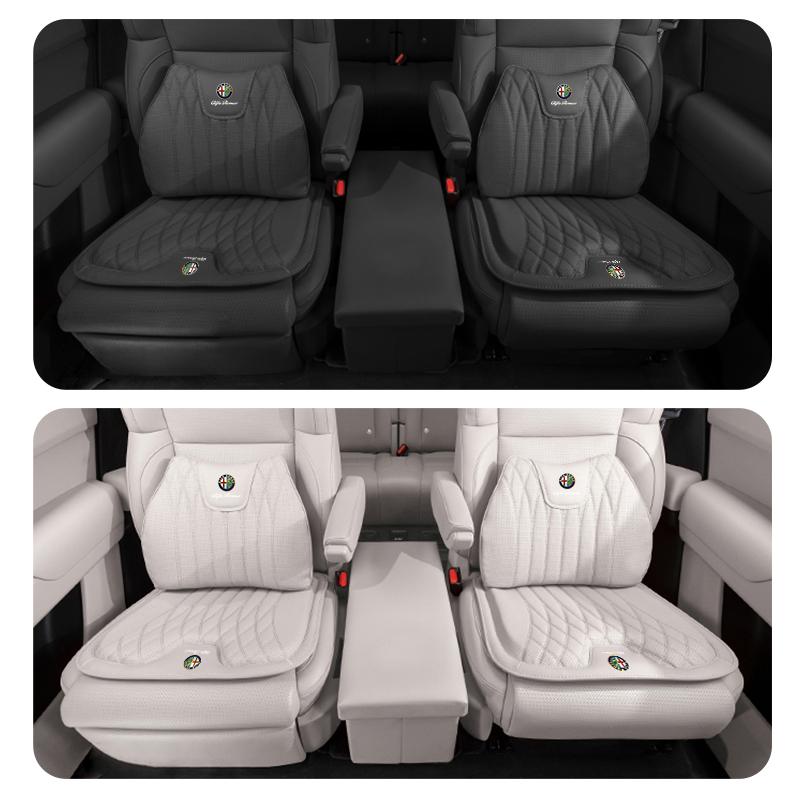 Car Dedicated Seat Cover Memory Sponge Lumbar Support For Alfa Romeo Giulia Stelvio Giulietta 156 159 147 Tonale Brera DiscoTM6