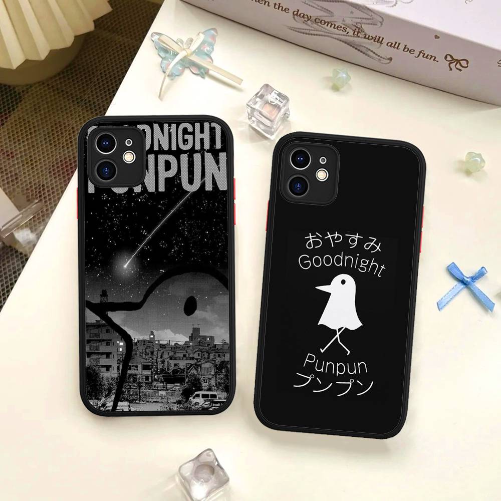 Goodnight Punpun Hot Comics Phone Cases For IPhone 16 15 14 Plus 13 12 11 Pro Max Matte Oft Bumper Phone Cover