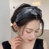 Wash Face Mesh Twisted Braid Hair Hoop Hair Accessories Korean Style Headband Women Headband