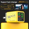 USB A+C 240W Charger Plug EU/US/UK USB C Charger Phone Charger Adapter for Huawei/Xiaomi/Samsung
