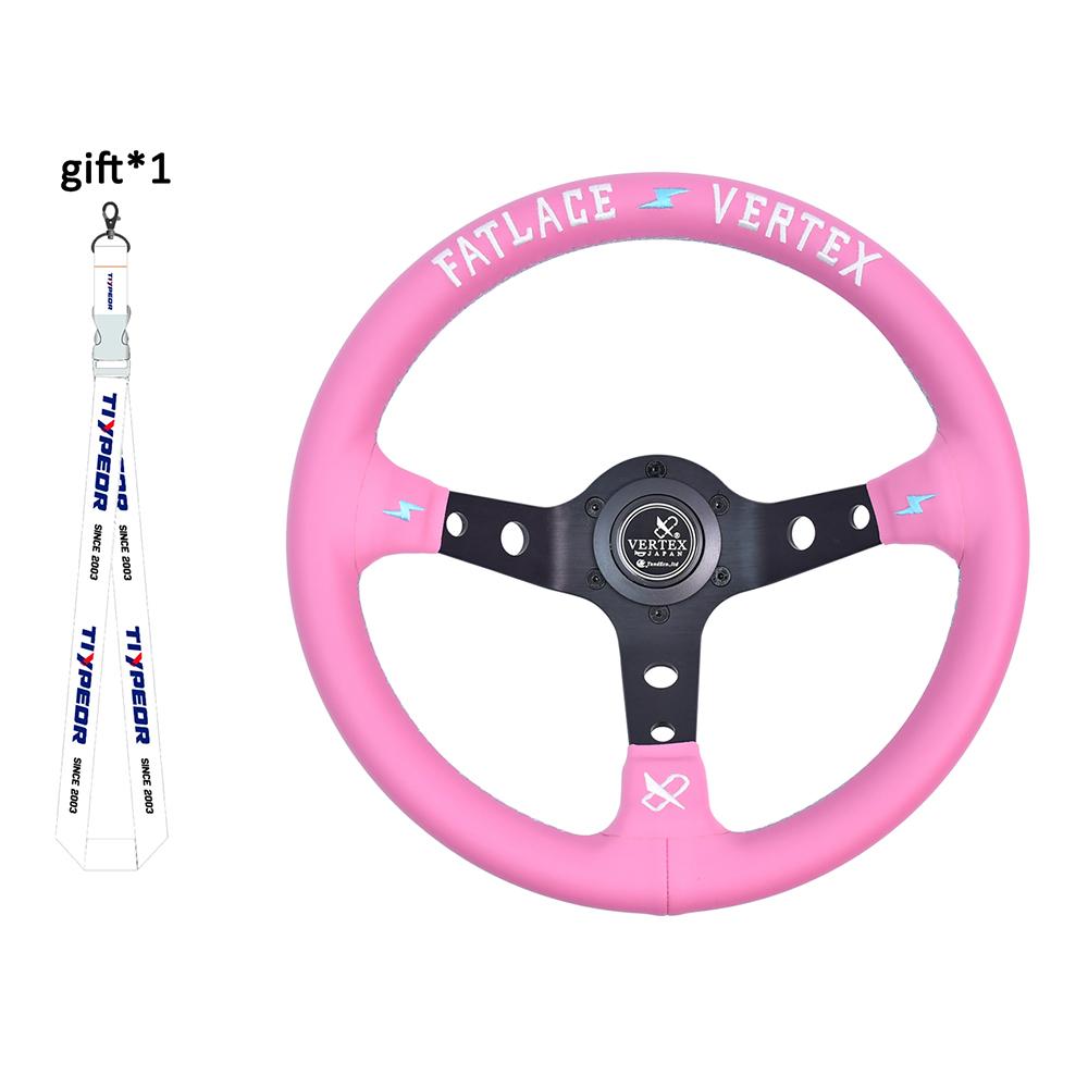 Vertex 320MM Спортивный руль со звездной вышивкой, золотая проводка, универсальный модифицированный руль с Forever