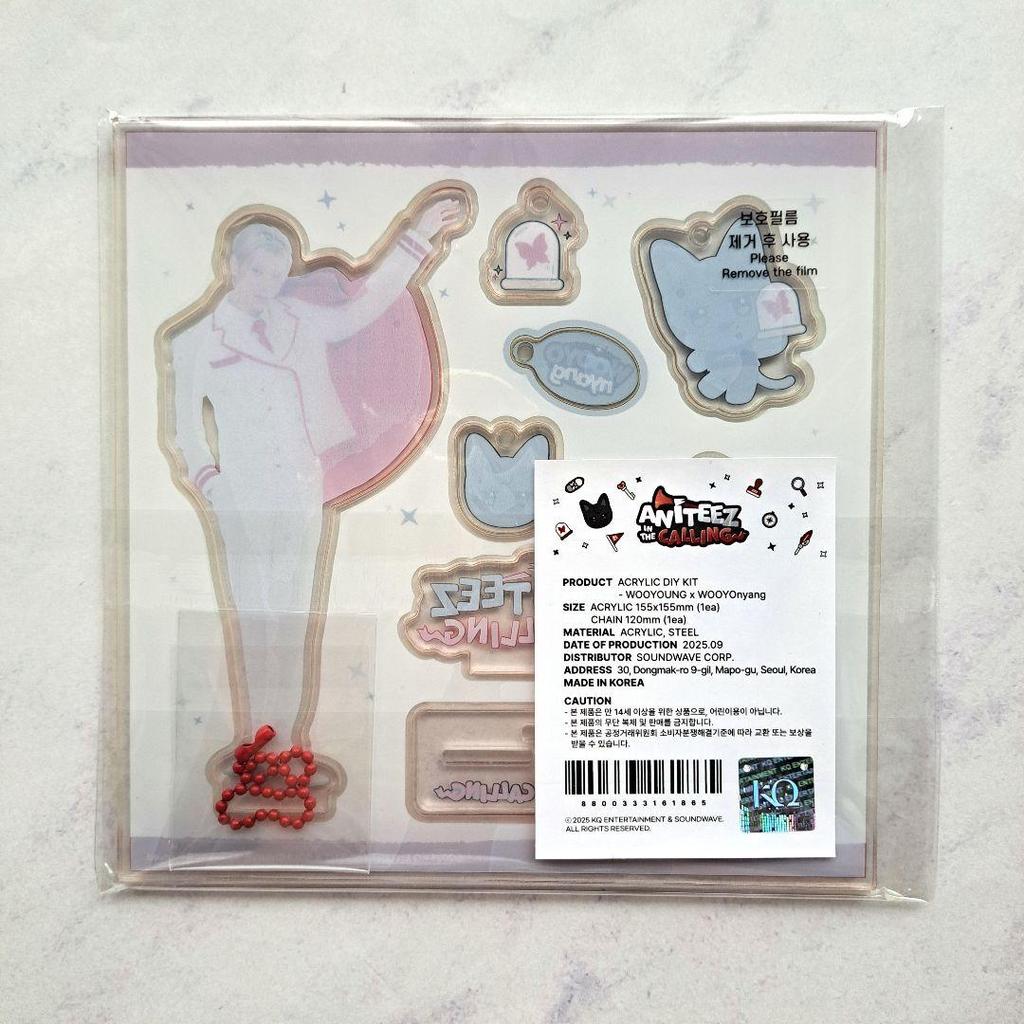 [Б/У] ATEEZ Wooyoung ANITEEZ Wooyonyang Акриловая подставка Поп-ап Корея