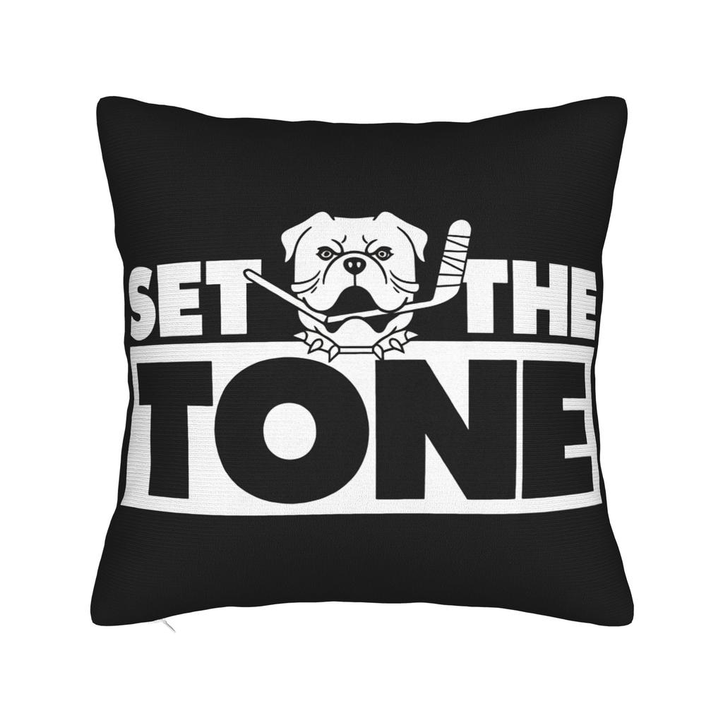 Pillow Case Film Fans Sudbury Blueberry Bulldogs Design Pillow Cover For Sofa Couch Bed Living Room Vintage Pillowcases