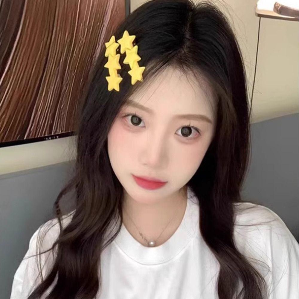 Заколка для волос Sweet Star, заколка из сплава, милая заколка для волос Y2K для девочек