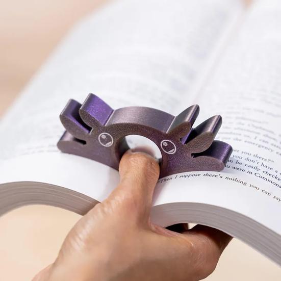 Держатель для книг, гладкий, ручной работы, держатель для книг для чтения, легкий, держатель для книг с большим пальцем, для чтения одной рукой, подарки