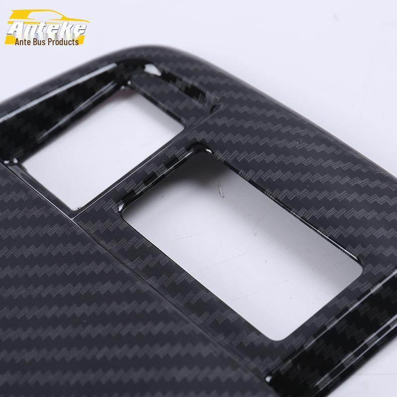 Подходит для 17 моделей Grand Cherokee: Задняя декоративная рамка воздуховода и накладка для защиты от ударов ногами для кондиционера третьего ряда.