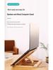 2025 Portable Solid Wood Folding Laptop & Tablet Stand with Cooling Riser