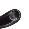Luxury Customized Make up Mini Black Obsidian Cosmetic Spoon ECO Friendly Spatula Cosmetic Face Massage Cream Spoon for Gift