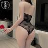 Sexy underwear Sexy lace one-piece tight body free pure desire straps Hollow royal sister uniform flirting