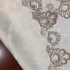 Lace Trim Banquet Decoration Wedding Table Runner Tablecloth Embroidered Tablecloth Table Cover
