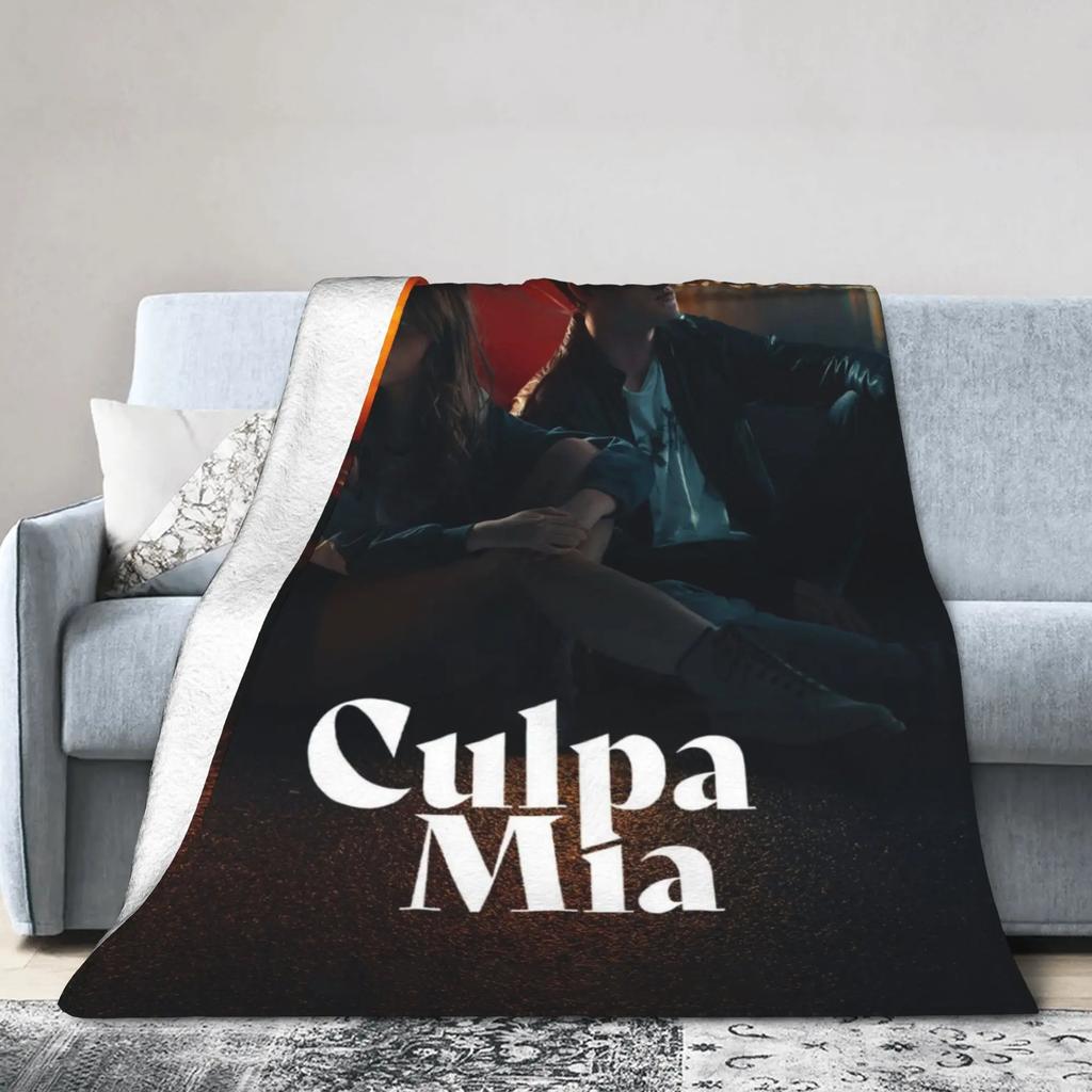 Горячие Пленочные Одеяла Culpa Mia Теплые Мягкие Плюшевые Постельные Принадлежности Пледы для Детей Взрослых Гостиной Фланелевое Покрывало