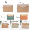 Students Simple Elegant Canvas Felt File Briefcase Document Bag Paper Holder File Folder