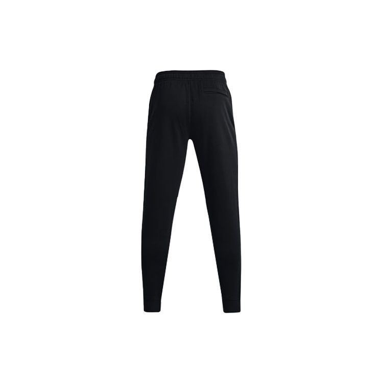 Under Armour Rival Hps Fun Check Fleece Jogger Pants Men Bottoms Black 1366437-001