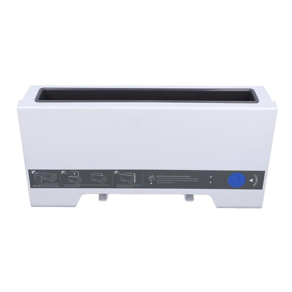 Термопереплетная машина с быстрым нагревом, многофункциональная переплетная машина для школ и офисов, белая