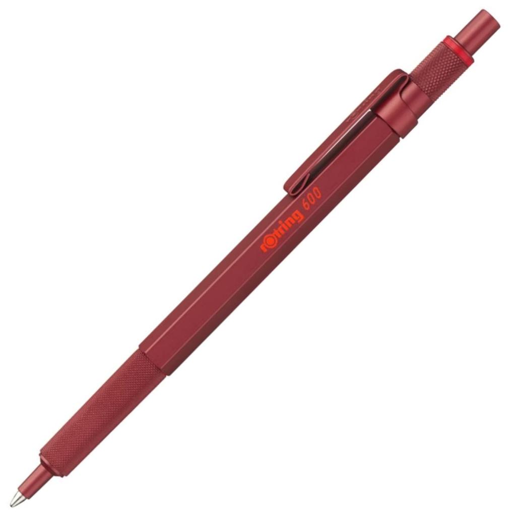 Rotring Шариковая ручка Маддер Премиальная ручка для письма, изготовленная в Pen, На основе масла, Красная, 600 мл, 2114261. Инструменты, канцелярские товары, профессионального качества, Германия.