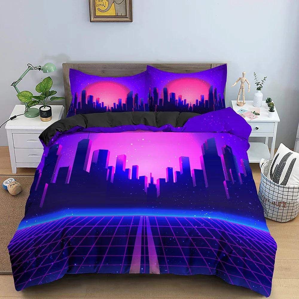 3D Dreamcatcher Duvet Cover Set Abstract Sunset Bedding Set Comforter Cover Single Twin King Queen With Pillowcase Bedclothes