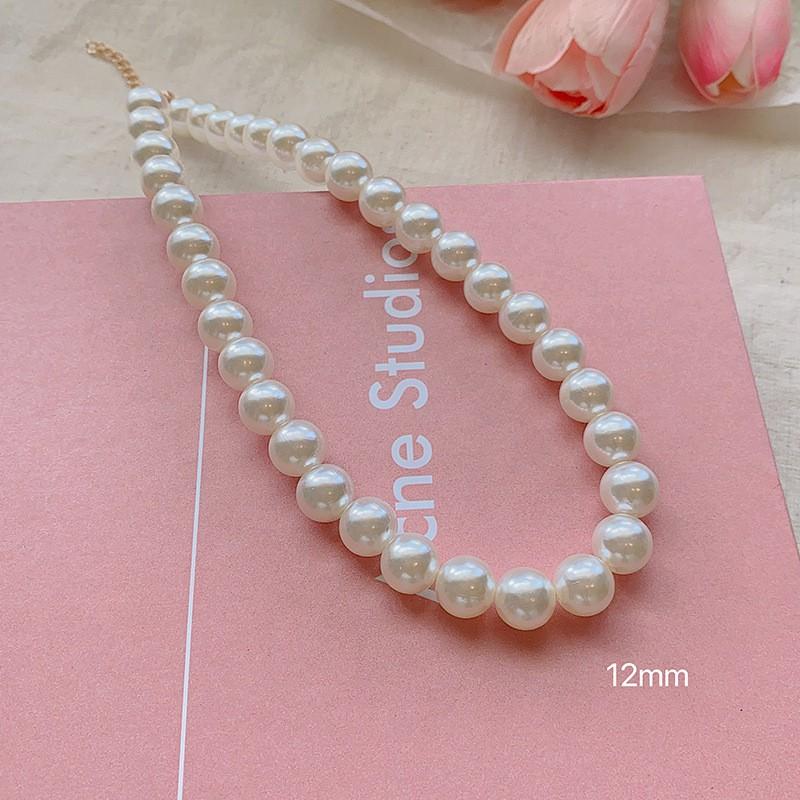 Elegant Pearl Pendant Necklace Women Minimalist Heart Charm Chain Titanium Steel With Gold Plating Lightweight