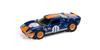 Kyosho AUTO WORLD 1964 Ford GT40 Темный AWSP182B 1/64 Синий/Gulf (Готовая модель)