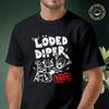 Printing LODED DIPER Motorcycle T-Shirt Men Hip Hop Streetwear Unisex Casual Fashionable Short