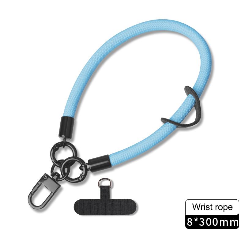 Универсальный шнурок для телефона, шнурок-ремешок против потери, съемный цветной шейный шнур, страховочная привязь для телефона, цепочка-брелок, веревка с картой