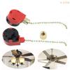 Red Ceiling Fan Switch 3 Speed 4 Wire ZE-268S6 Fan Pull Chain Switch Replacement Speed Control Switch Plastic + Metal