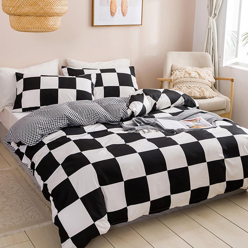 2/3Pcs Duvet Cover Set Soft Skin Friendly Duvet Cover With Zipper Closure Corner Ties, Envelop Pillowcase